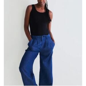Ruti Ebb and Flow Wide Leg Denim Pants 2 Medium New